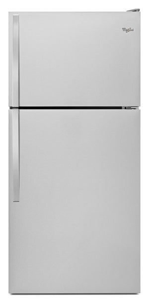 Réfrigérateur Whirlpool de 18,3 pi³ et de 30 po à congélateur supérieur - acier inoxydable monochrome - WRT148FZDM