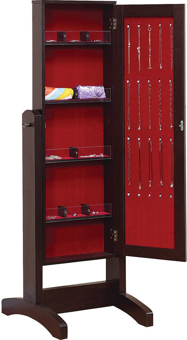 Miroir armoire à bijoux Messina de 19 po - espresso