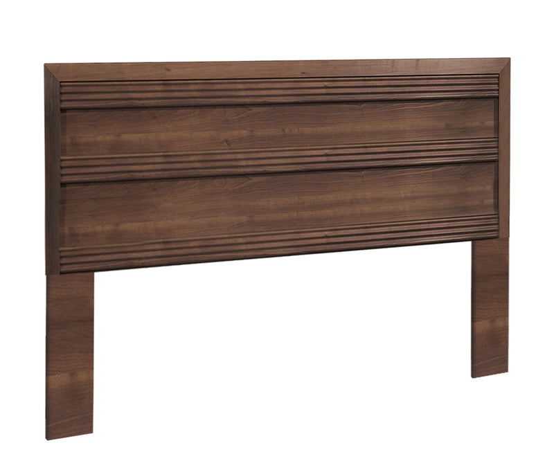 Tête de lit à panneau Olivia fabriquée au Canada, grise - format lit double et grand lit