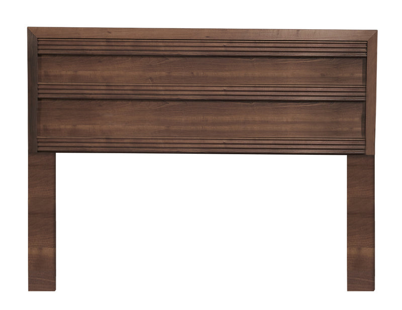 Tête de lit à panneau Olivia fabriquée au Canada, grise - format lit double et grand lit