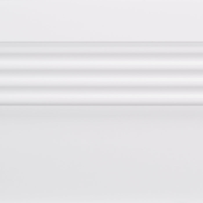 Lit plateforme de rangement Olivia fabriqué au Canada avec tête de lit et cadre de lit, blanc - format grand lit