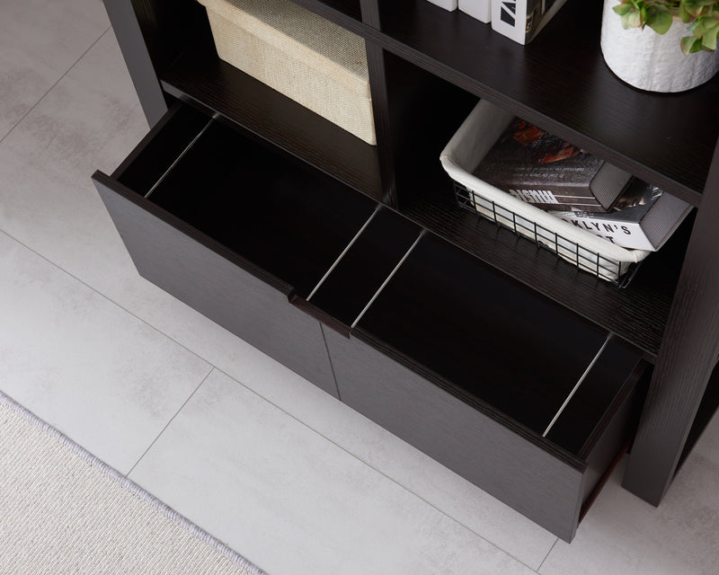 Bibliothèque Oscar Owen de 36 po avec tiroir et 6 tablettes - espresso