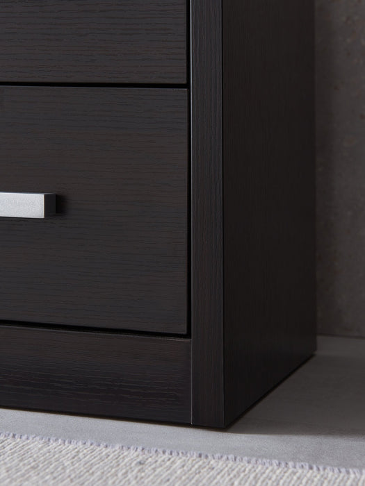 Bureau en coin réversible Owen de 55 po à 4 tiroirs et compartiments - espresso