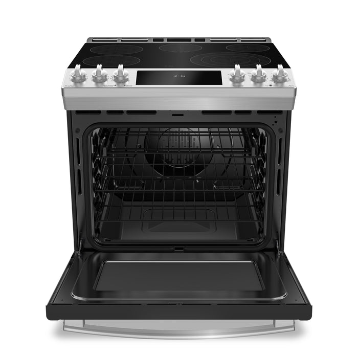 Cuisinière encastrée Profile de 5,3 pi³ avec tiroir de cuisson à 450 degrés et convection européenne véritable - acier inoxydable résistant aux traces de doigts - PCS940YMFS