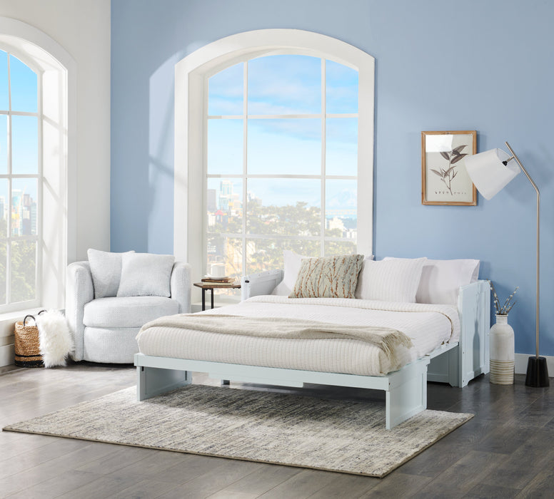 Fauteuil d’appoint pivotant Cuddler Petite de 36 po fabriqué au Canada en tissu de chenille - gris Teddy Star