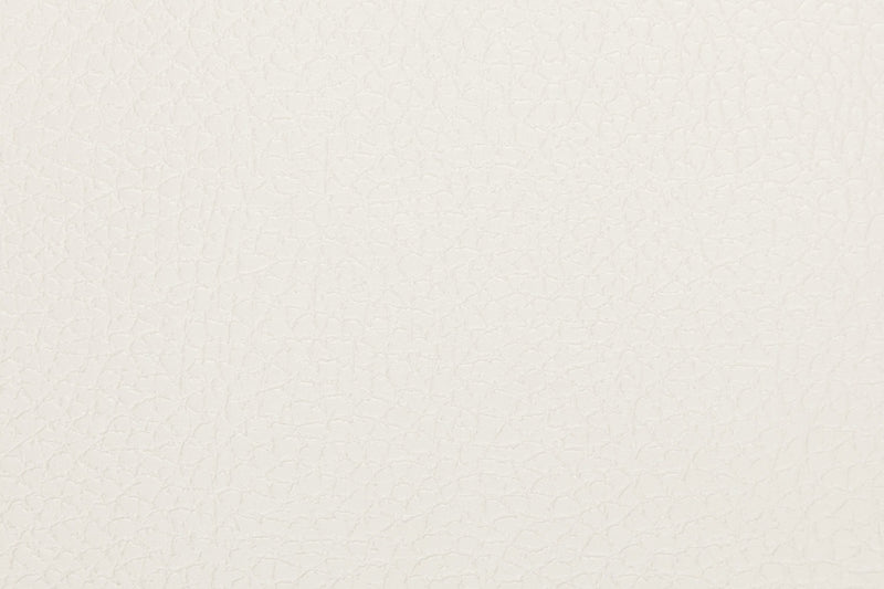 Sofa Andi de 84 po en tissu d’apparence cuir avec capitonnage - beige