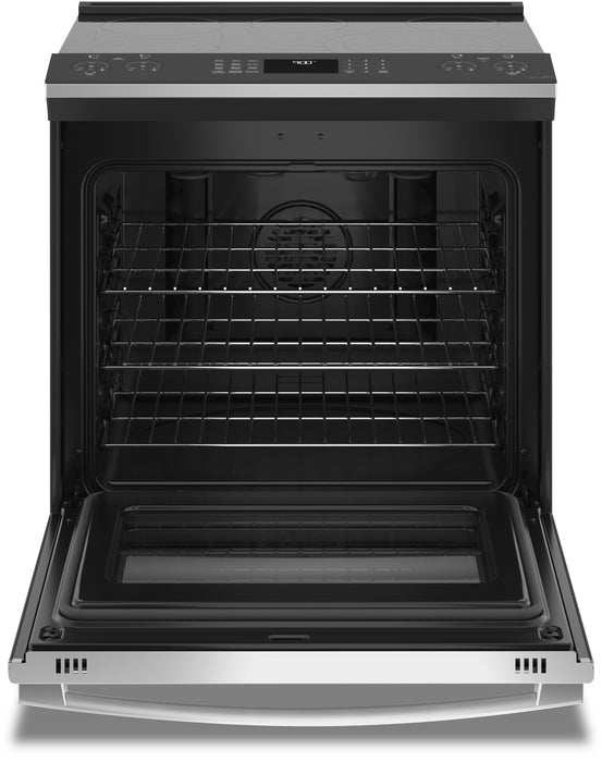 Cuisinière intelligente électrique Profile de 5,3 pi³ avec convection européenne véritable - acier inoxydable - PSS93YPFS