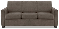 Sofa-lit double Becca en chenille –  anthracite
