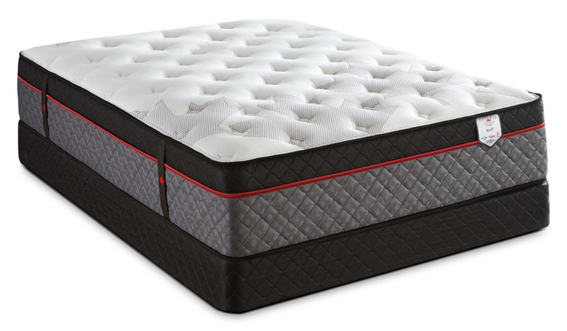 Ensemble matelas à Euro-plateau True North Banff Chiropractic de Springwall pour lit double