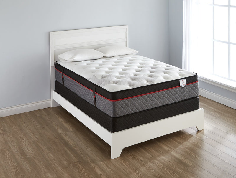 Ensemble matelas à Euro-plateau True North Banff Chiropractic de Springwall pour lit double