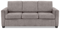 Sofa-lit double Becca en chenille –  cendre