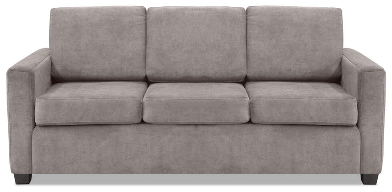 Sofa-lit double Becca en chenille –  cendre