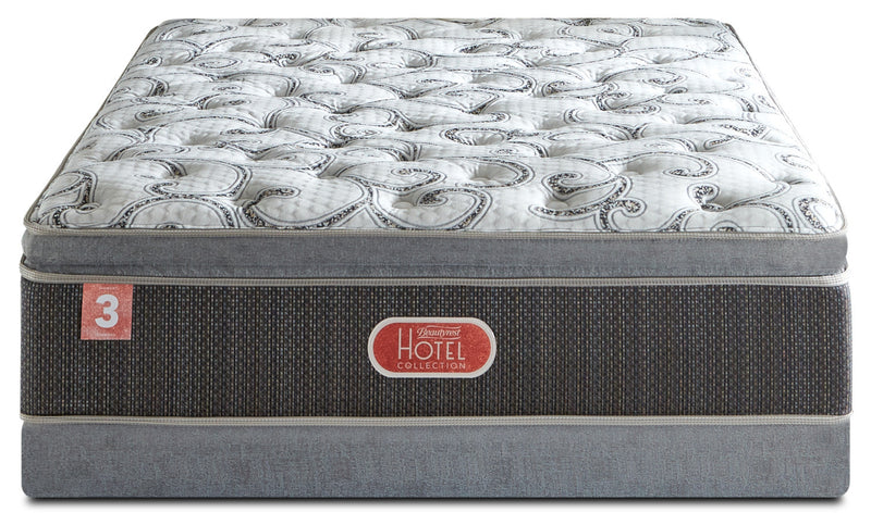 Ensemble matelas ferme à plateau-coussin épais Hotel Diamond 3 Beautyrest pour lit simple