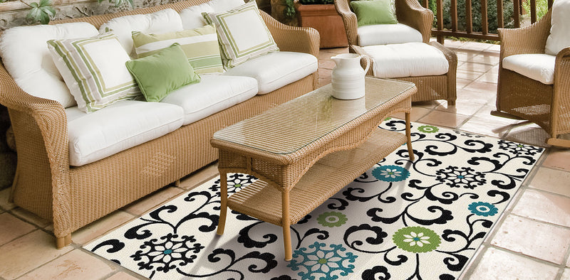 Carpette Marigot pour l'intérieur et l'extérieur - 7 pi x 10 pi