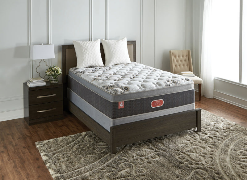 Ensemble matelas semi-ferme à Euro-plateau Hotel Diamond 4 de Beautyrest pour lit simple