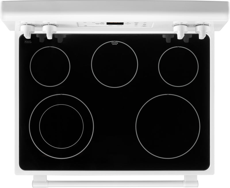 Cuisinière électrique Maytag de 5,3 pi³ avec technologie AquaLiftMD et autonettoyage - blanche - YMER6600FW