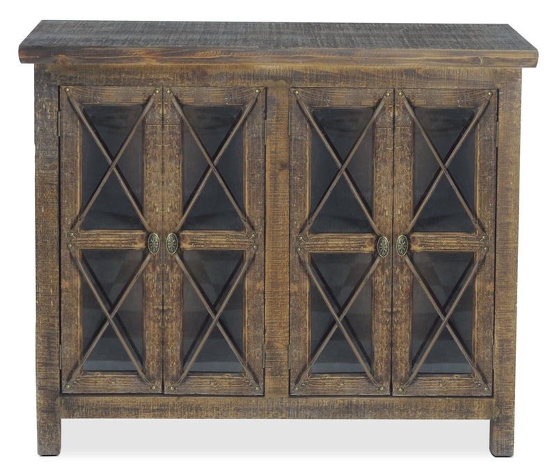 Armoire décorative Makati de 38 po - brune