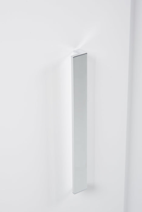 Desserte de salle à manger Raia avec rangement - fabriquée en Italie, moderne, 79,5 po (L) - blanche