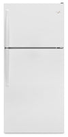 Réfrigérateur Whirlpool de 18,2 pi³ et de 30 po à congélateur supérieur - blanc - WRT318FZDW