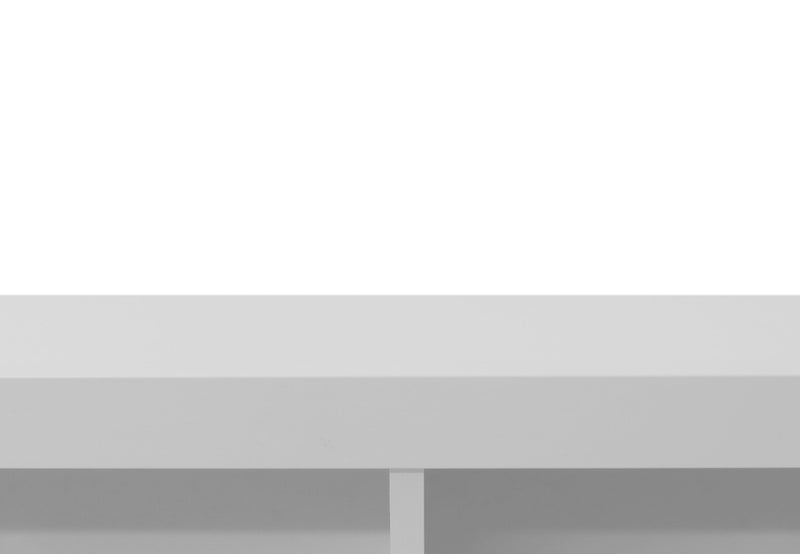 Meuble pour téléviseur moderne Rio de 80 po avec rangement et système de gestion des câbles pour téléviseurs jusqu’à 90 po - blanc