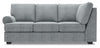 Sofa de gauche pour rallonge Roll de la collection Sofa Lab - Luna étain