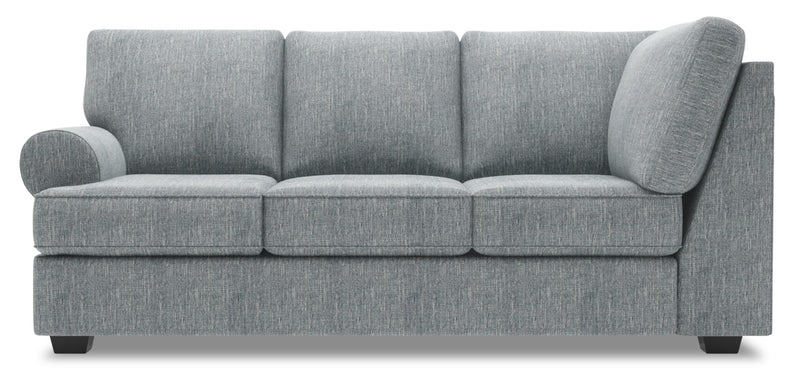 Sofa de gauche pour rallonge Roll de la collection Sofa Lab - Luna étain