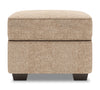Pouf personnalisable Roll de Sofa Lab de 24 po fabriqué au Canada en tissu de chenille - taupe Luxury Taupe