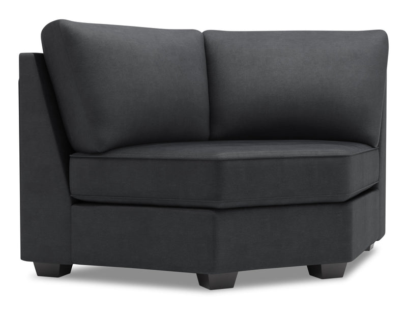 Fauteuil courbé en coin Roll de la collection Sofa Lab - Pax Pepper