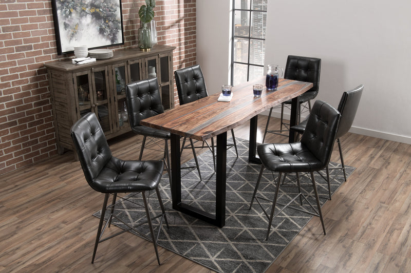 Grande armoire décorative Rocco de 70 po avec 6 portes - bois naturel