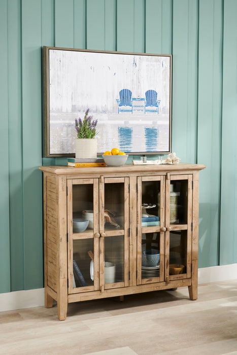 Armoire décorative Rocco de 48 po avec 4 portes - bois naturel