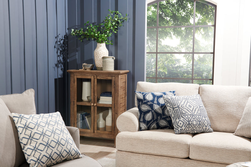 Armoire décorative Rocco de 32 po avec 2 portes - bois naturel