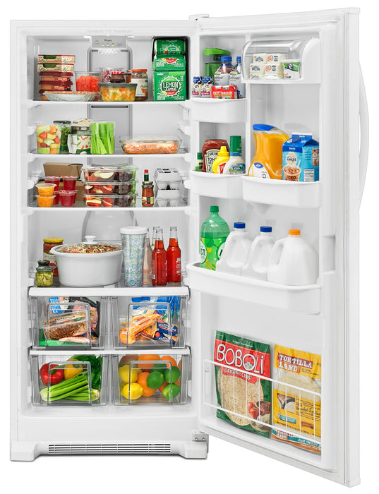 Réfrigérateur vertical Whirlpool de 18 pi³ et de 30 po - blanc - WRR56X18FW