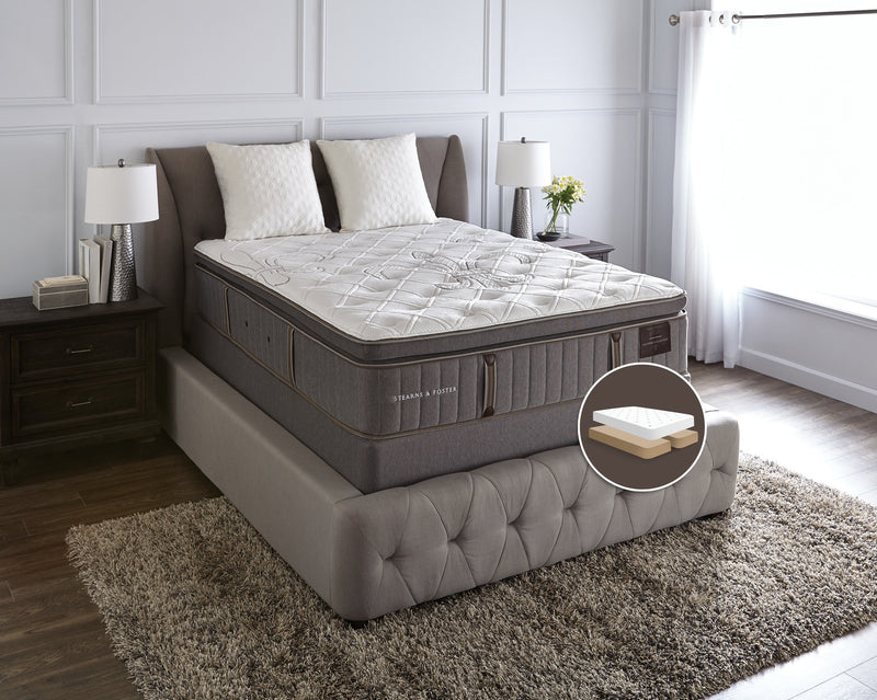 Ensemble matelas à plateau-coussin divisé Eastminster de Stearns & Foster pour grand lit