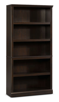 Bibliothèque Florida de 35,28 po à 5 tablettes - brun foncé