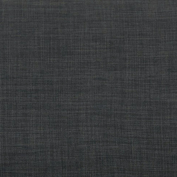 Pouf de rangement Sawyer de 40 po fabriqué au Canada en tissu d’apparence lin - gris anthracite