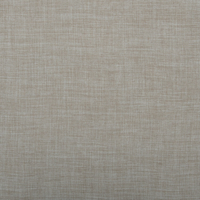 Pouf de rangement Sawyer de 40 po fabriqué au Canada en tissu d’apparence lin - gris clair