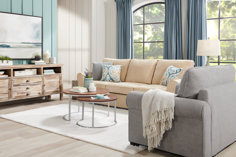 Paysage marin à l’acrylique - 38 po x 50 po 