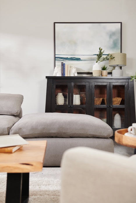 Paysage marin à l’acrylique - 38 po x 50 po 