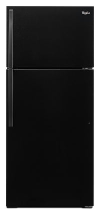 Réfrigérateur Whirlpool de 14 pi³ et de 28 po à congélateur supérieur - noir - WRT314TFDB