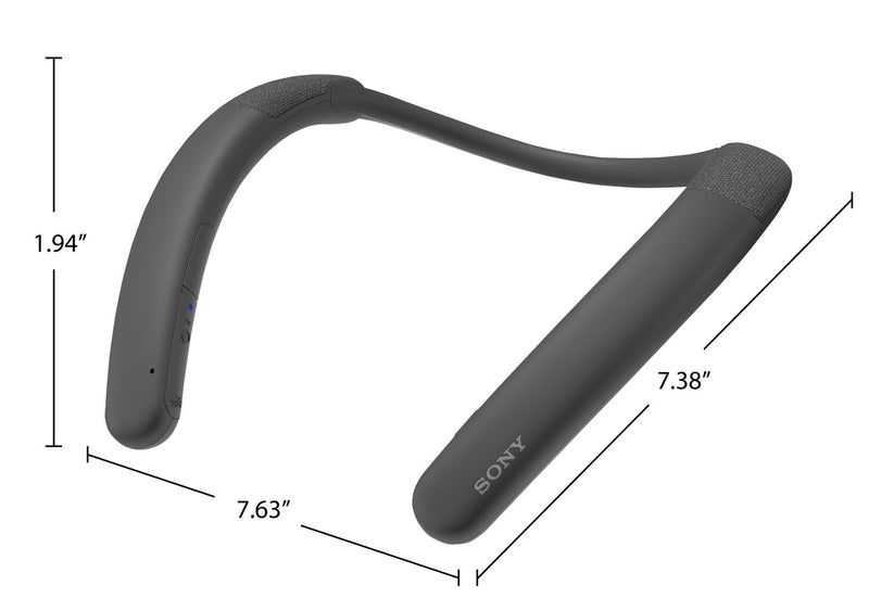 Haut-parleur tour de cou Sony sans fil gris (SRSNB10)
