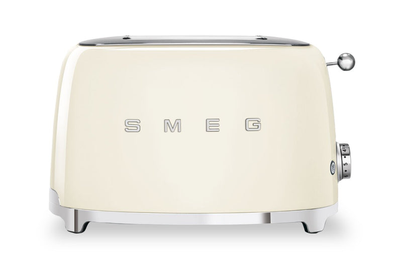 Grille-pain classique Smeg à 2 tranches - TSF01CRUS