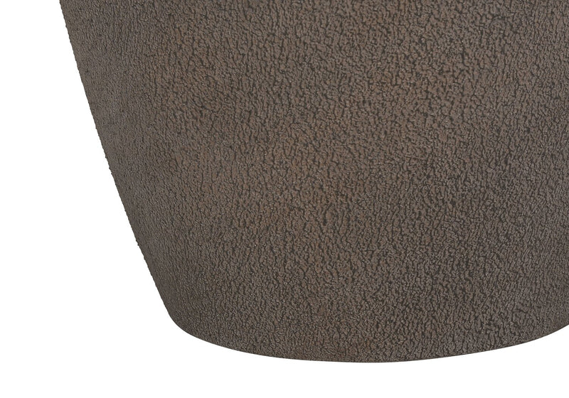 Lampe de table de 27 po en céramique grise avec abat-jour beige