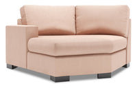 Fauteuil Cuddler de gauche Track de la collection Sofa Lab - Pax Rose