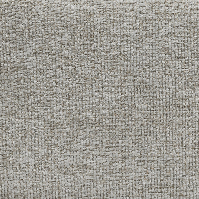 Pouf de rangement Verona de 44 po fabriqué au Canada en tissu d’apparence lin - beige