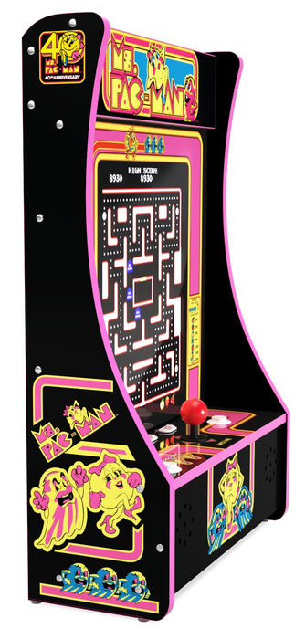 Borne d'arcade de fête portative édition 40e anniversaire MS.PAC-MANMC de Arcade1up