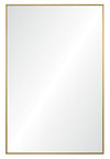 Miroir doré encadré de fer - 23.5 po x 35.5 po