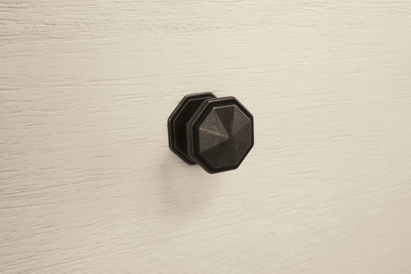 Étagère Isla de 25,4 po (L) avec tiroirs de rangement - blanc antique