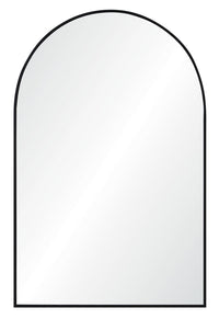  Miroir en forme d’arche noir - 24 po x 36 po 