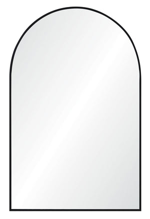Miroir en forme d’arche noir - 24 po x 36 po