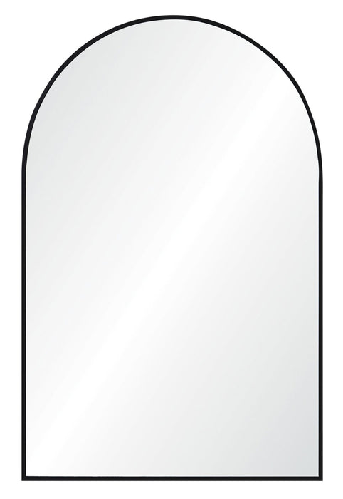 Miroir en forme d’arche noir - 24 po x 36 po
